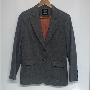Vintage Panther Brand Sz Medium 100% Wool 2 Button Blazer, 90’s, Wool, Business